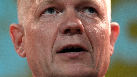 William Hague has called a ceasefire between Israel and the Palestinians.