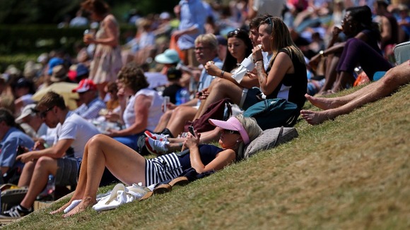 Temperatures of up to 31C are predicted on Thursday.