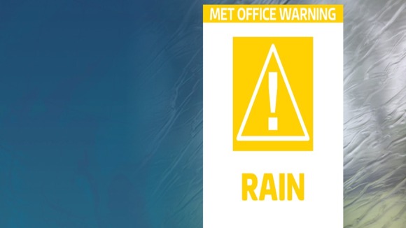 yellow weather warning for rain