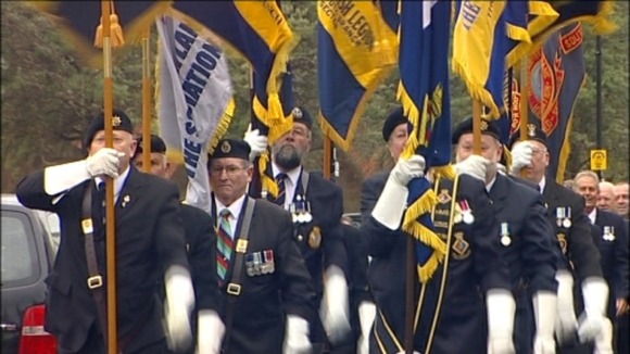 Falklands march