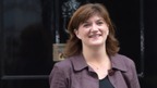 Loughborough MP Nicky Morgan outside 10 Downing Street today