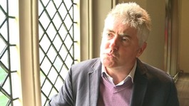 Nick Hancock made a documentary about Lidice was took part in the service 