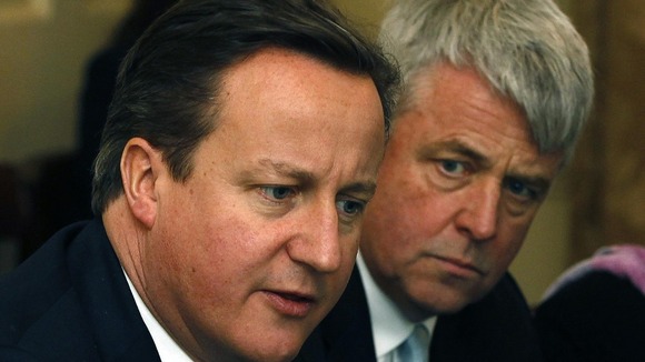 David Cameron and Andrew Lansley