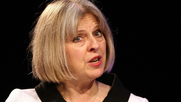 Home Secretary Theresa May.