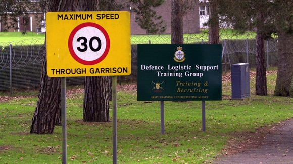 Deepcut barracks in Surrey