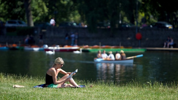 Britain enjoyed the hottest day of the year yesterday.