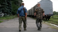 Train carrying bodies of MH17 victims departs for Kharkiv