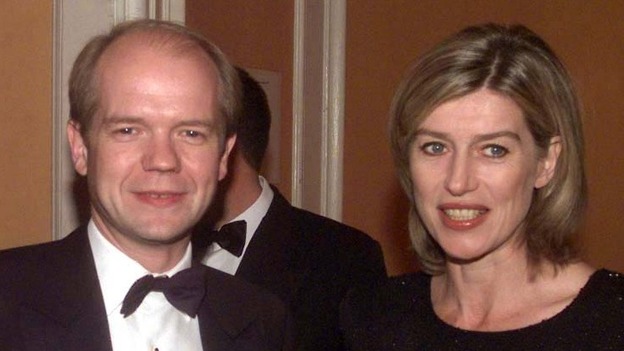 William Hague with Selina Scott in 1997