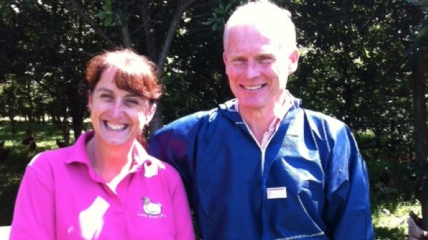 Helen and David Brasstheir are owners of The Lakes Free Range Egg Company