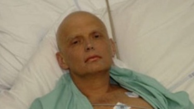 Alexander Litvinenko shortly before his death.