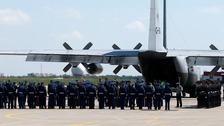 MH17 victims' bodies flown to Netherlands
