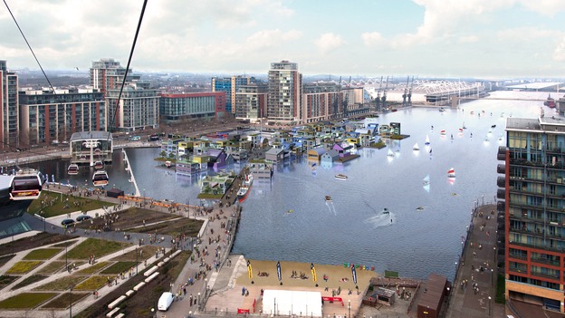 Artist's impression of 'Venice of the North'