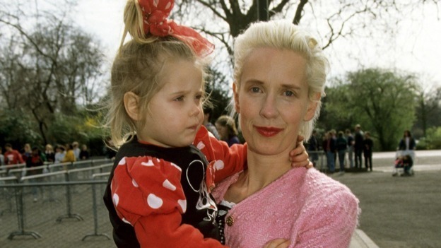 Peaches Geldof pictured with her mother Paula Yates in 1993.