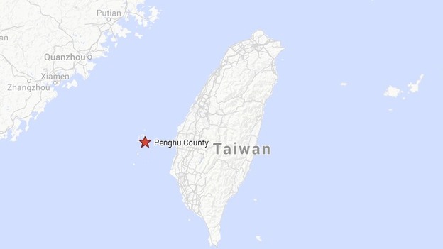 The plane is thought to have come down in Penghu County.