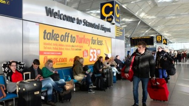 Around 140,000 passengers are expected to fly out of Stansted Airport.