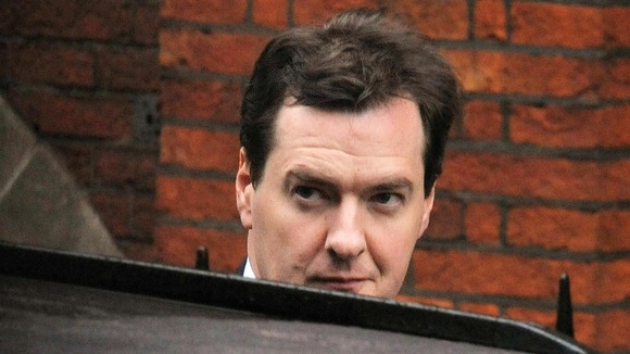 The Chancellor arrives at the Leveson Inquiry.