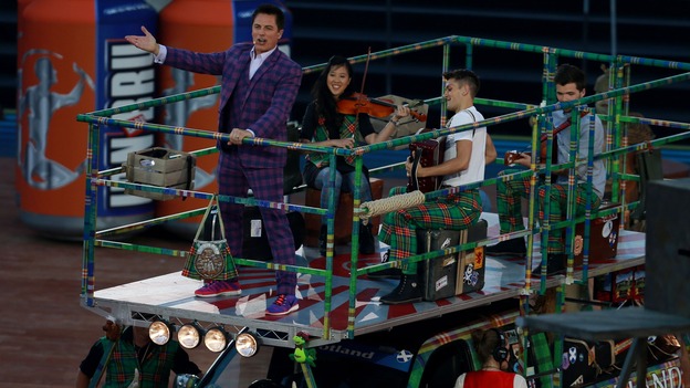 John Barrowman performs