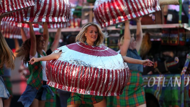 Performers during the 2014 Commonwealth Games
