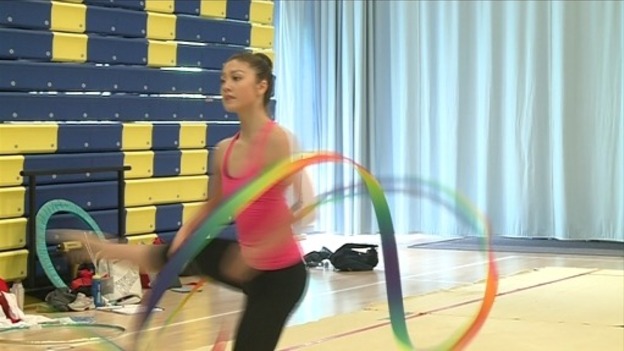 Lynne Hutchinson training for Commonwealth Games