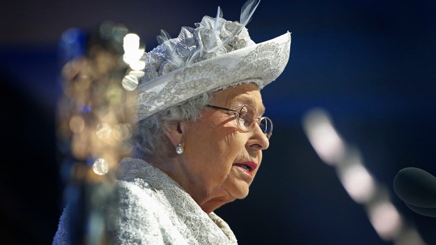 The Queen officially declares the Games open.