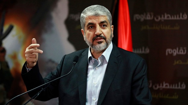 Hamas leader Khaled Meshaal says he is prepared to negotiate a ceasefire deal.