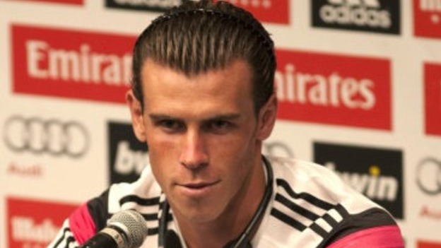 Gareth Bale at press conference