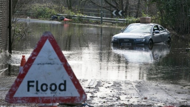 Chertsey in Surrey was one of the areas hit by floods last Christmas.