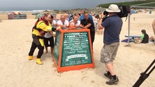 Tackling a tonne of water: The RNLI shows us the true power of the sea to try to prevent needless deaths
