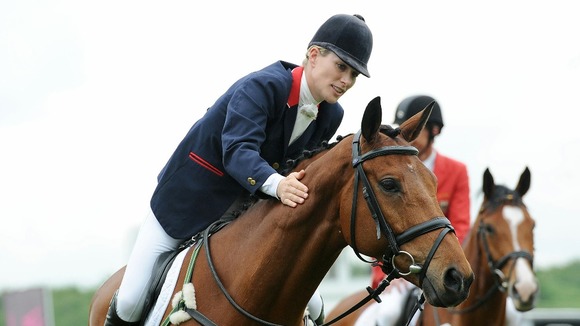 Zara Philips with High Kingdom who will be competing together as part of Team GB.