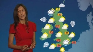 Friday will see temperatures above 20C in nearly all of the UK.