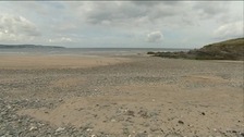 Protest against sewage left on Cornish beach