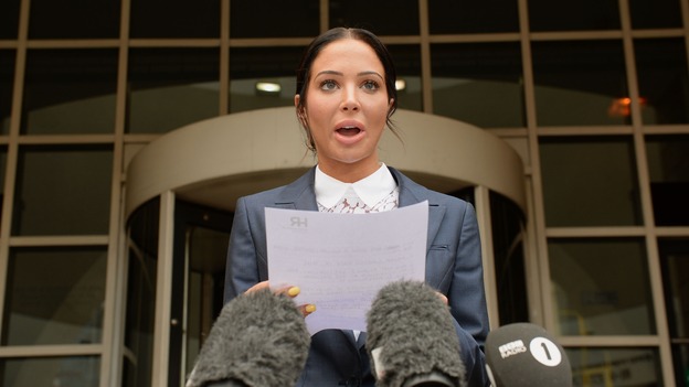 Tulisa Contostavlos makes a statement