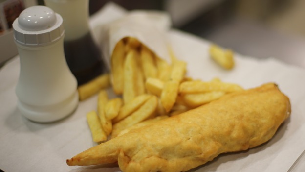 Fish and chips were among the foods cited as containing too much salt.
