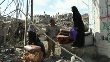 12-hour ceasefire between Hamas and Israel