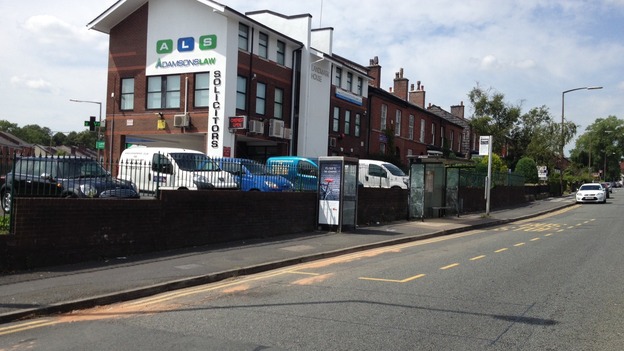The scene in Bolton