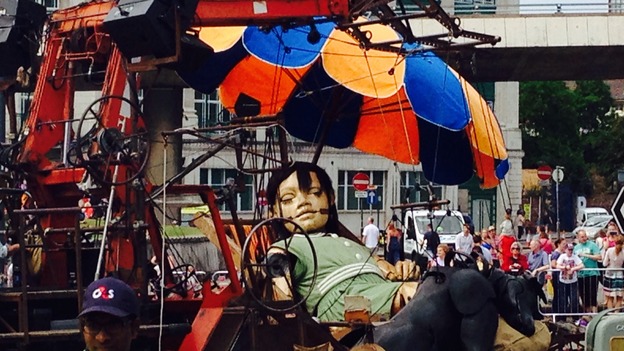 Little girl giant