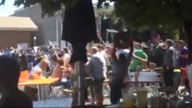 Protests in Cardiff