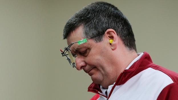Michael Gault from Norfolk missed out on a place in the final of the 50m air pistol at the Commonwealth Games.