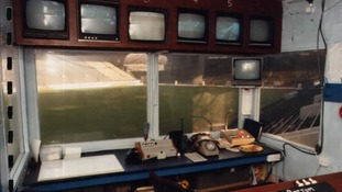 A view from inside the police control box in 1989