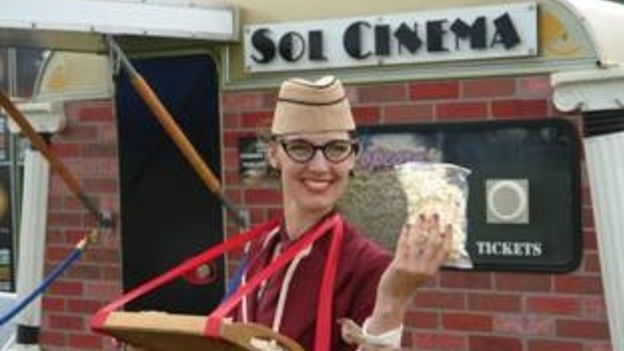 One of the attractions is the world's smallest cinema