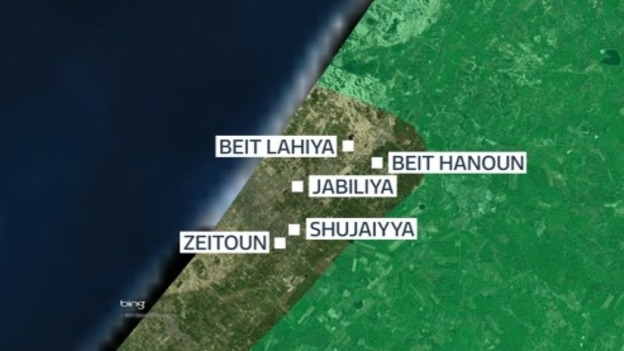 Israel has warned residents of five areas to evacuate.