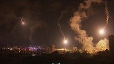 Gaza under intense aerial bombardment overnight