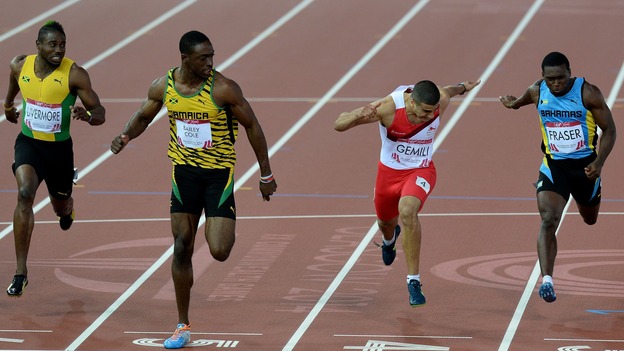 Gold medal winner Kemar Bailey-Cole is not a fan of Scottish food.