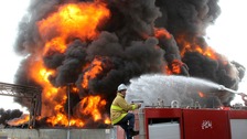 'Israeli strikes' hit power plant & cut electricity to Gaza City