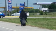 The "woman in black" has been seen in five separate states so far.
