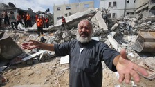 Massive explosions as Gaza hit by Israeli strikes