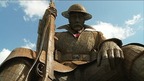 The WW1 statue, called Tommy, has become a nationwide attraction.