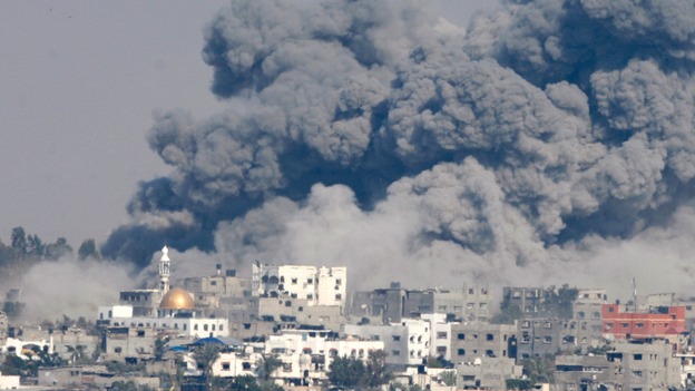 Over 1000 Palestinians, mostly civilians, have been killed in recent Israeli raids on Gaza.
