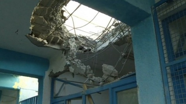 The attacks in Jebalya, northern Gaza, killed 43 in total, Palestinian officials say.