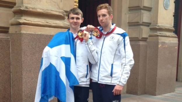 Dan Wallace has won three awards at the Commonwealth Games